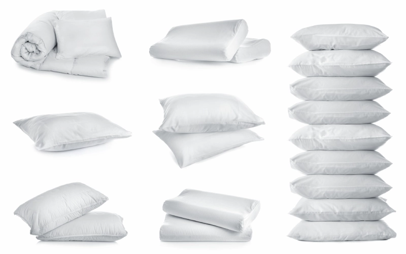 guía comparativa de almohadas por material