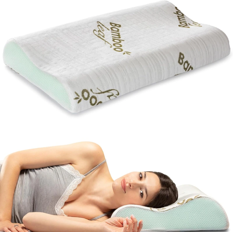 Almohada Flowen cervical italiana con doble onda y certificación de dispositivo médico clase 1