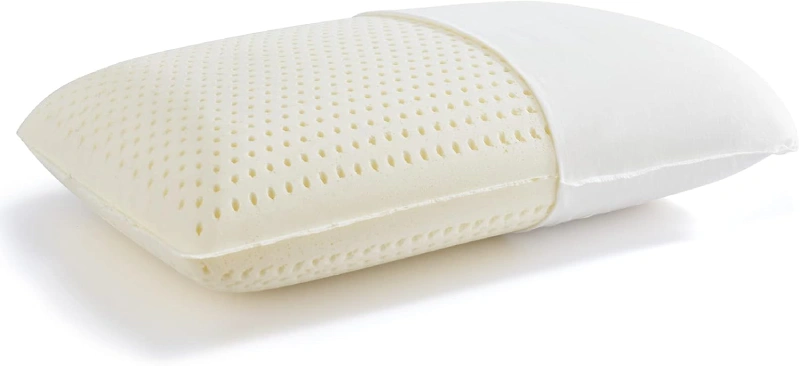 Almohada JOTOM Kiss Dream de látex Talalay 100% natural con funda de algodón y núcleo perforado