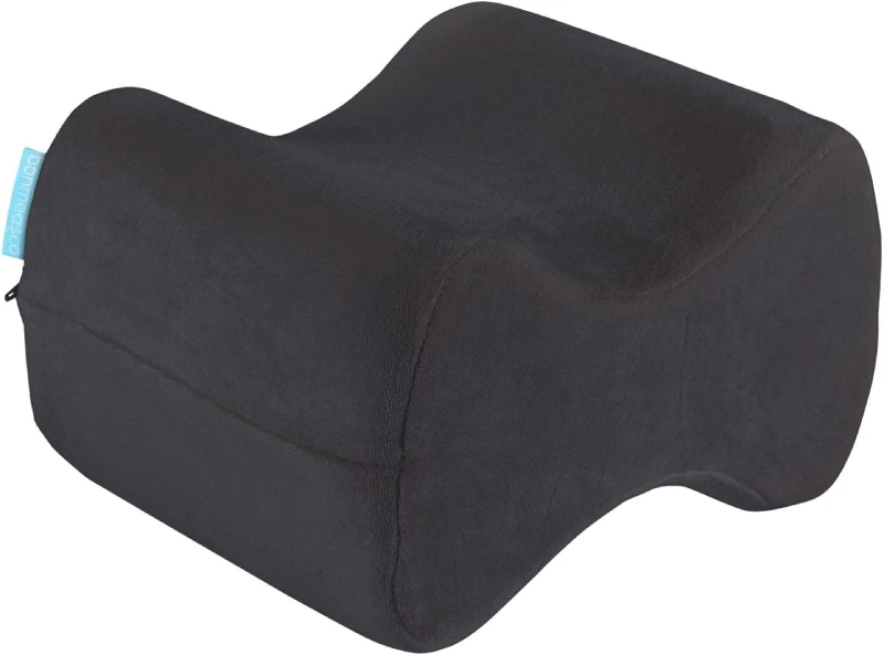 Almohada para piernas bonmedico de gel viscoso con funda de terciopelo lavable para dormir de lado