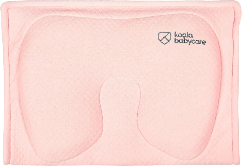 Almohada de plagiocefalia KOALA Babycare de memory foam para ayudar a prevenir la cabeza plana en bebés, con funda extraíble